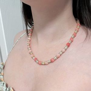 Pink Jade Necklace: Abundance